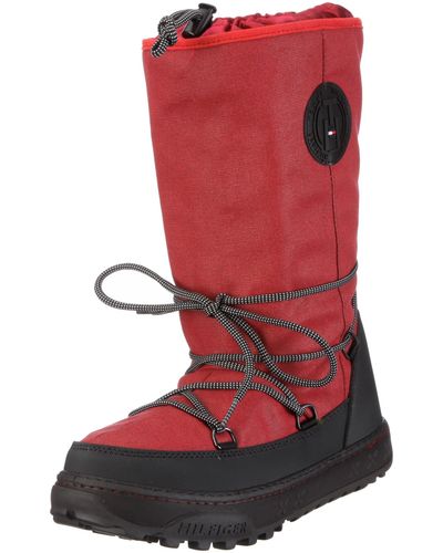 Tommy Hilfiger Webber 1 A Fw86812944 Boots - Red