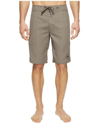 O'neill Sportswear Santa Cruz Solid 2.0 Boardshorts Charcoal Swimsuit Bottoms - Grey