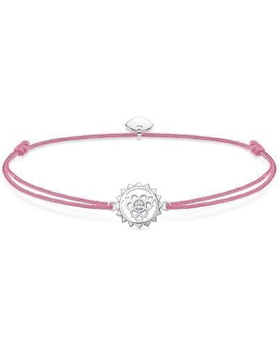 Thomas Sabo Armband Little Secret Blume 925 Sterling Silber LS098-401-9-L20v - Pink