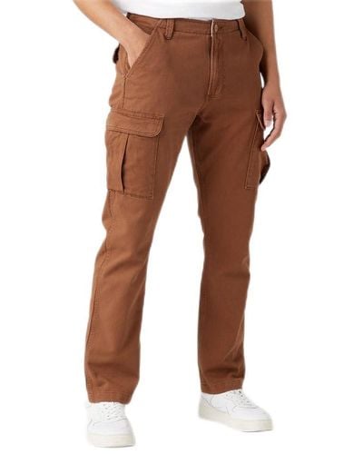 Wrangler Casey Jones Cargo Trousers - Brown