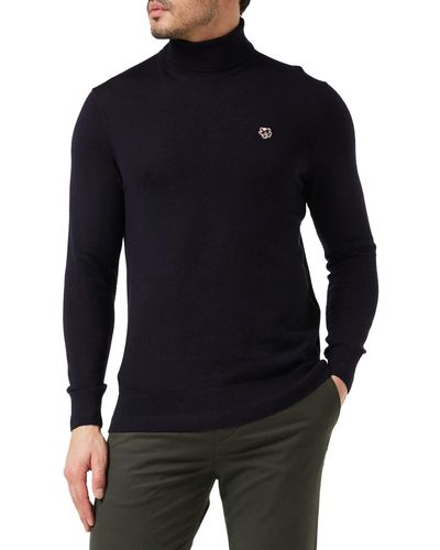 Ted Baker Beckton Ls Core Roll Neck - Blue