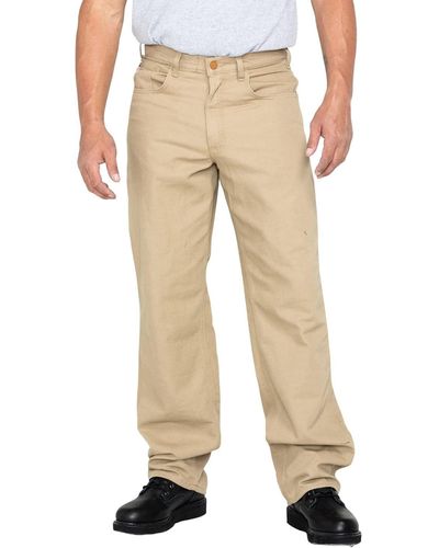 Carhartt Flame Resistant Canvas Pant,golden Khaki,30 X 32 - Natural