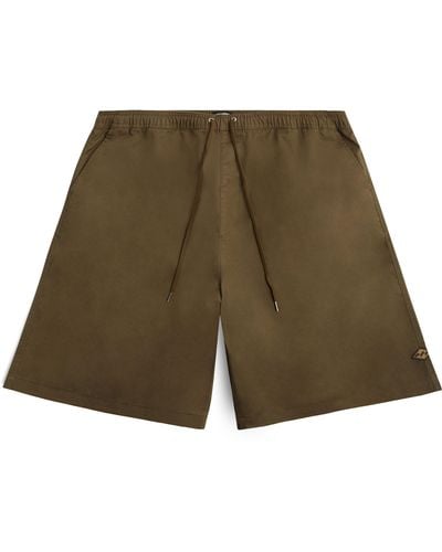 Billabong Big And Tall Shorts For – Twill Drawstring Casual Shorts For - Green