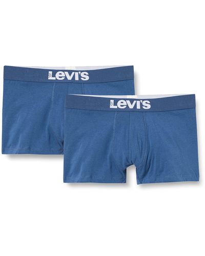 Levi's Solid Basic Trunks Boxershorts Voor - Zwart