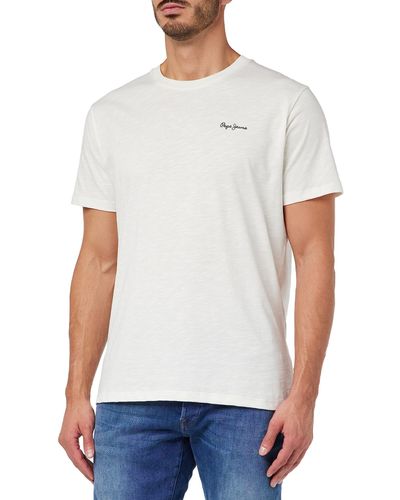 Pepe Jeans Winston SS T-Shirt - Blanco