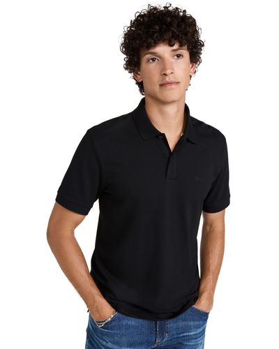 BOSS Polo Pallas Short Sleeve Polo Shirt - Zwart