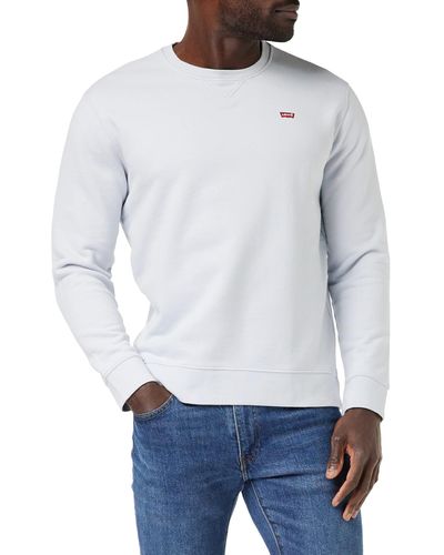 Levi's Sweatshirt mit Rundhalsausschnitt - Weiß