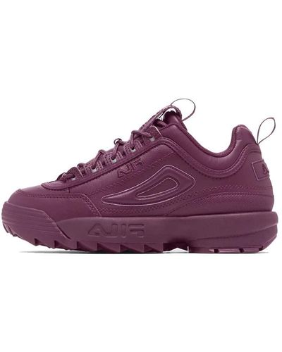 Fila Disruptor Ii Premium Comfortable Sneakers - Purple