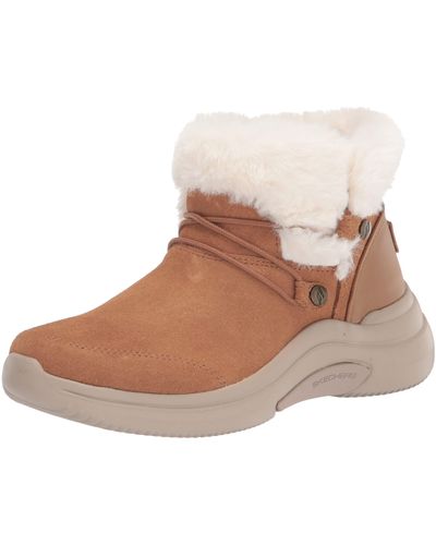 Skechers Flat boots for Women | Online Sale up to 65% off | Lyst