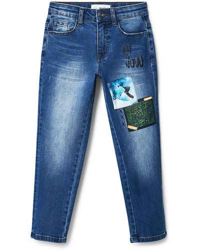 Desigual Ansar 5008 Denim Dark Blue Jeans - Azul