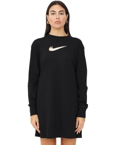 Nike Long-Sleeve Dress DO2580-010 - Schwarz
