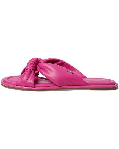 Michael Kors Elena Flat Slide Sandal - Pink