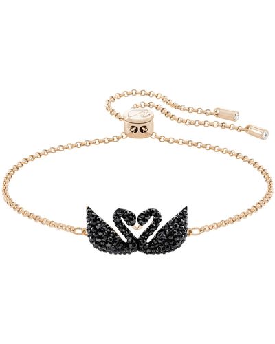 Swarovski Bracelet Iconic Swan - Noir