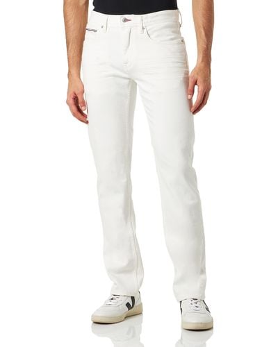 Tommy Hilfiger Jeans Straight Denton Stretch - Weiß