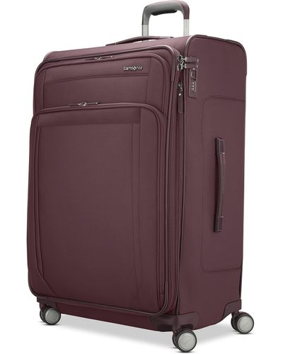 Samsonite Lineate Dlx Softside Expandable Luggage With Spinner Wheels - Purple