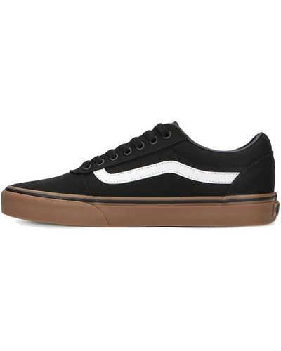 Vans Ward, Zapatillas Hombre, Canvas Black Gum, 44.5 EU - Negro