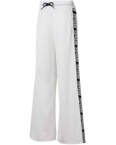 Reebok Wor Myt Knit Wide Leg Ant Trousers - White
