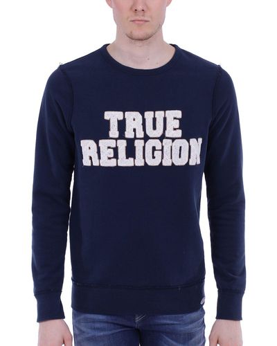 True Religion Jumper Sweatshirt - Blue