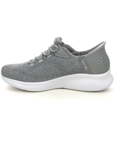 Skechers Slip Ins Lace Gymt Grey S Trainers 150012