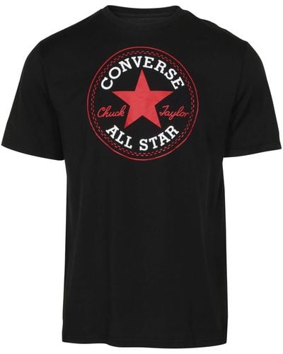 Converse All Star Chuck Taylor T-Shirt Tee - Schwarz