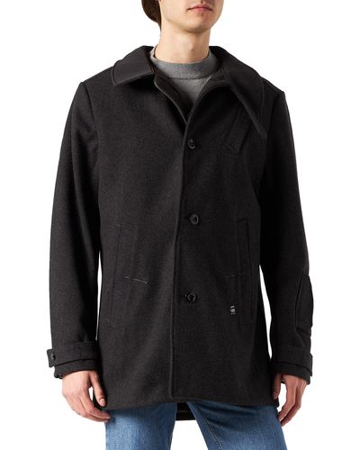 G-Star RAW Utility Wool Trenchcoat Jackets - Zwart
