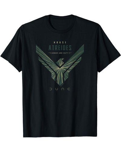 Dune House Atreides Eagle Logo T-Shirt - Noir