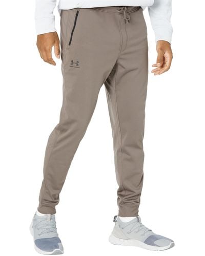 Under Armour Sportstyle Tricot Joggers in White for Men