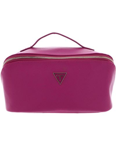 Guess Eco Borsa per cosmetici - Viola