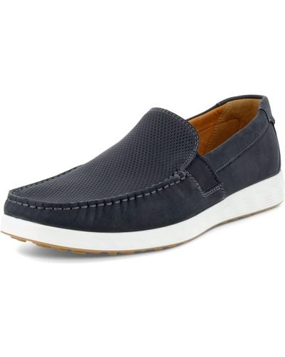 Ecco S Lite Moc Summer Driving Style Loafer - Blue