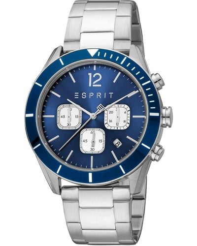 Esprit Lässige Uhr ES1G372M0055 - Blau