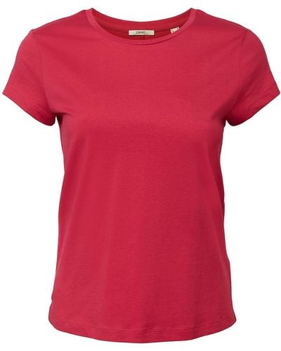 Esprit 073ee1k301 Camiseta - Rojo