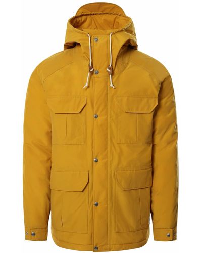 The North Face Thermoball Dryvent Mountain Parka Coat - Yellow