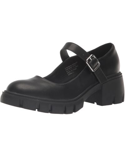 Esprit Alva, Zapatos Planos Mary Jane Mujer, Negro Black PU, 39.5 EU