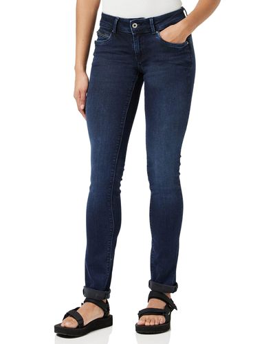 Pepe Jeans New Brooke ,Jeans Donna - Blu