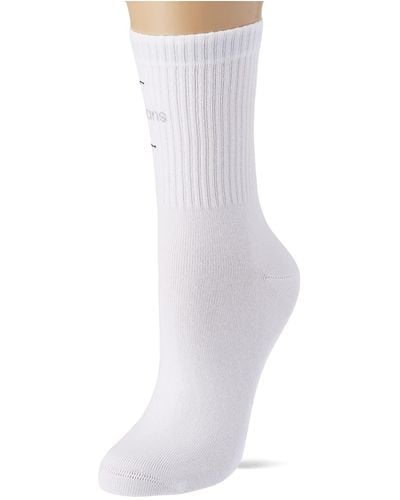 Calvin Klein Rib Crew Sock - Weiß