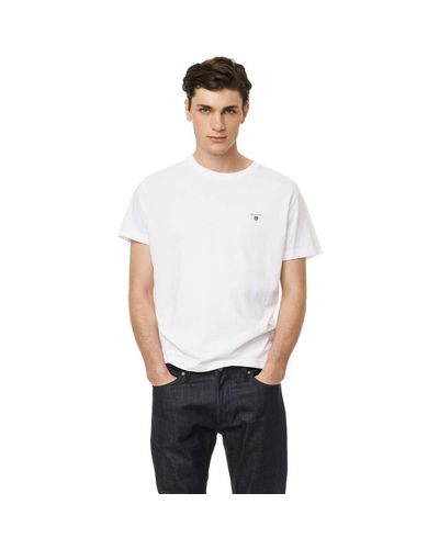 GANT Shirt - White - Weiß