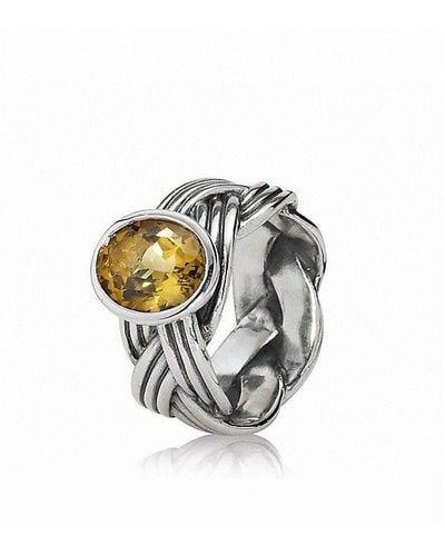 PANDORA Ring Sterling-Silber 925 19149BQ-54 - Schwarz