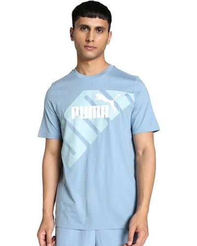 PUMA Power Graphic T-Shirt XXLZen Blue - Blau