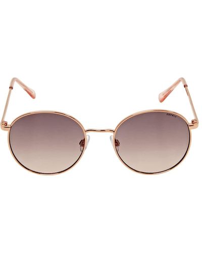 Esprit Sonnenbrille mit Metallgestell - Pink