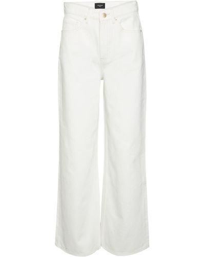Vero Moda Vmkathy Shr Wide Clr Jeans - White