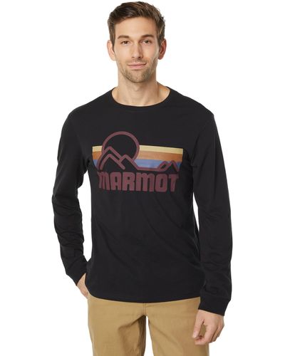 Marmot Coastal Long Sleeve T-shirt - Black