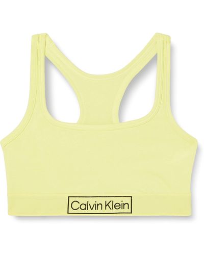Calvin Klein Unlined Bralette Bralet - Gelb