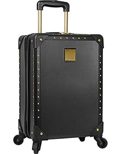 Vince Camuto Carry On Expandable Travel Bag Suitcase With Rollingwheels And Hard - Black