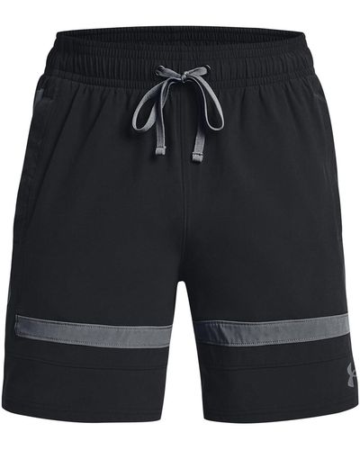 Under Armour S Baseline Woven Shorts Ii Black/grey S