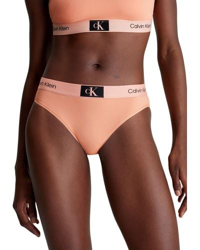Calvin Klein Modern Bikini 000QF7249E Culottes - Marron
