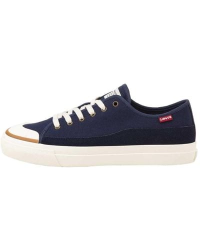 Levi's Footwear and Accessories Square Low Sneakers - Bleu