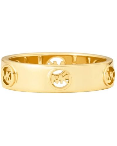 Michael Kors PREMIUM Ring Gold Ton Silber mit Für MKC1550AA710;8 - Mettallic