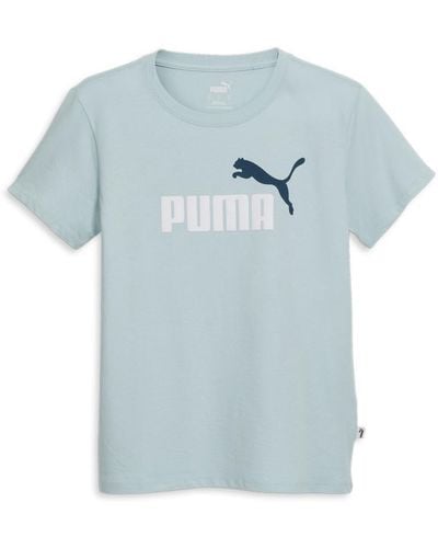 PUMA Essentials+ Logo Tee - Blue