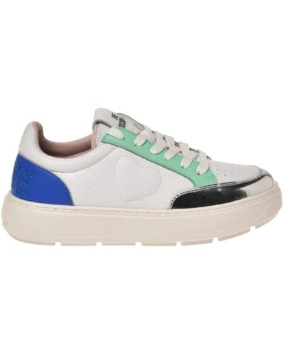 Love Moschino Flache -Sneakers Marke - Blau