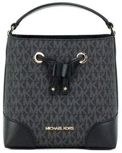 Michael Kors Xs Suri Mini Emmer Crossbody Trekkoord Schoudertas 35f2gm9m1b Pvc - Zwart